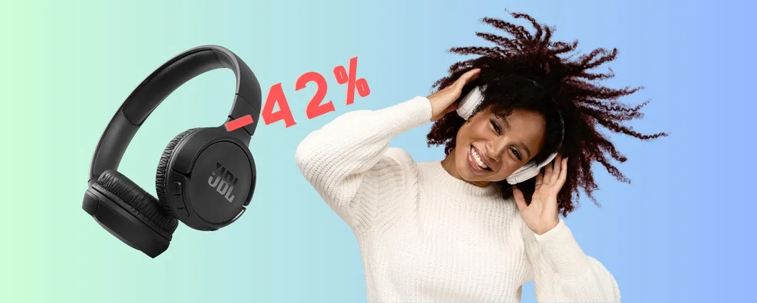 JBL Tune 510BT: le MIGLIORI cuffie al 42% in MENO
