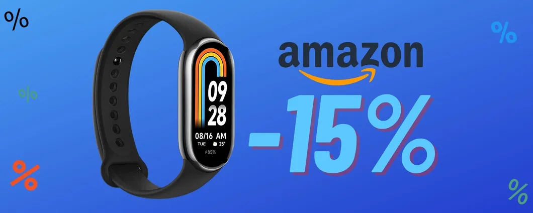 Xiaomi Mi Band 8 disponibile in SCONTO per il Black Friday!
