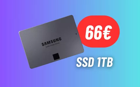 L'SSD fulmineo da 1TB di Samsung è QUELLO DEFINITIVO e costa SOLO 66€
