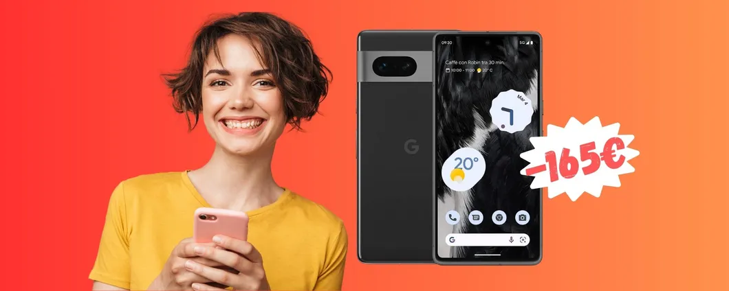 Google Pixel 7: che PREZZO su Amazon, ora RISPARMI 165€