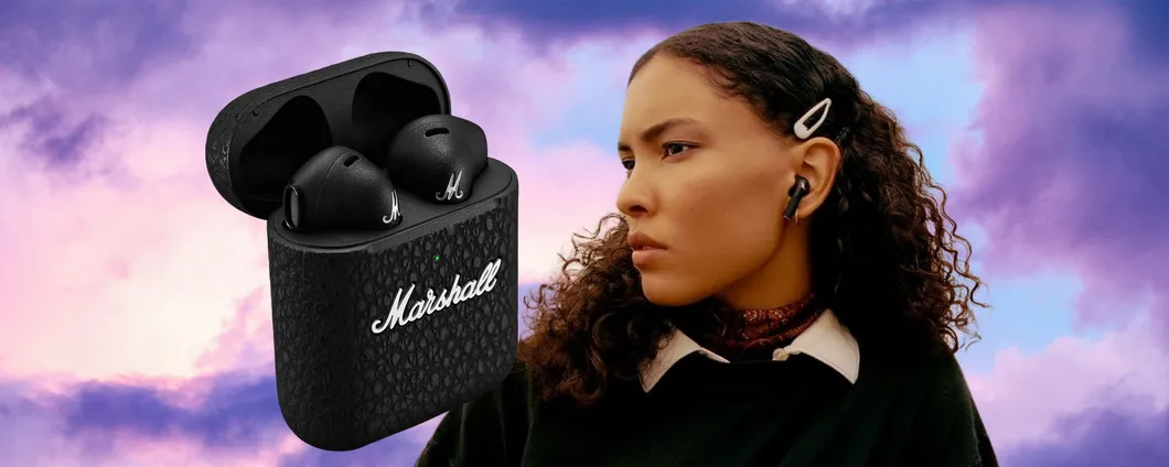 Gli iconici auricolari wireless Marshall Minor III in offerta al 46% su Amazon
