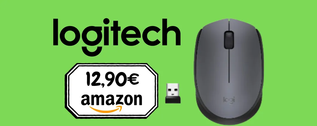 Mouse PICCOLO e COMPATTO adatto ad ogni scrivania: tutta la qualità di Logitech IN SCONTO
