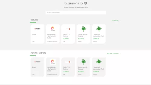 Qt Marketplace: il nuovo store dedicato alle Qt extensions