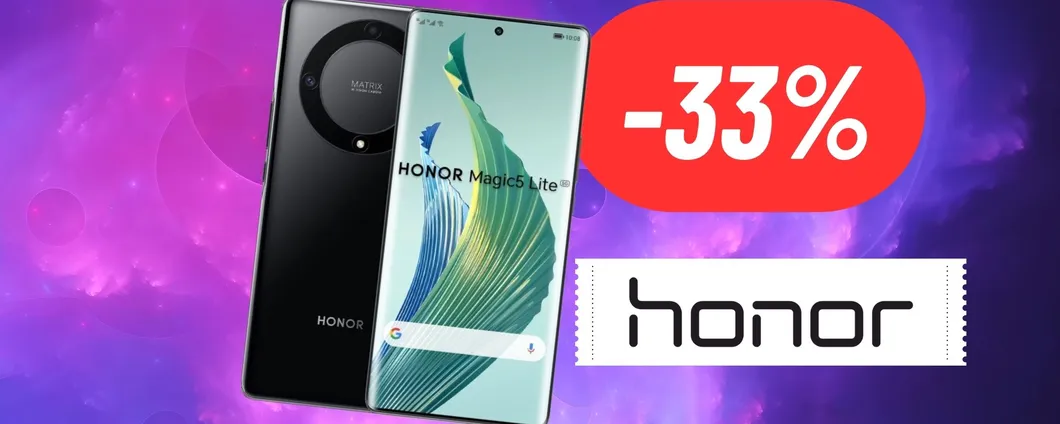 Honor Magic 5 Lite: battery phone, display da 6,67