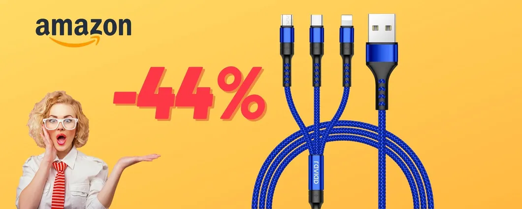 3 TIPI DI CAVI in UN SOLO CAVO: la magia di Raviad è ora in OFFERTA!
