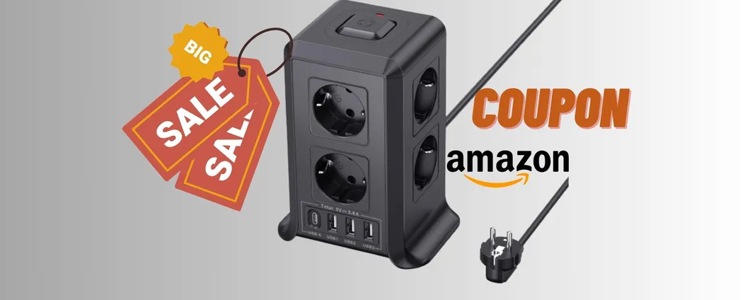 Mai più problemi di prese con la Ciabatta Multipresa: PREZZO STRACCIATO su Amazon!