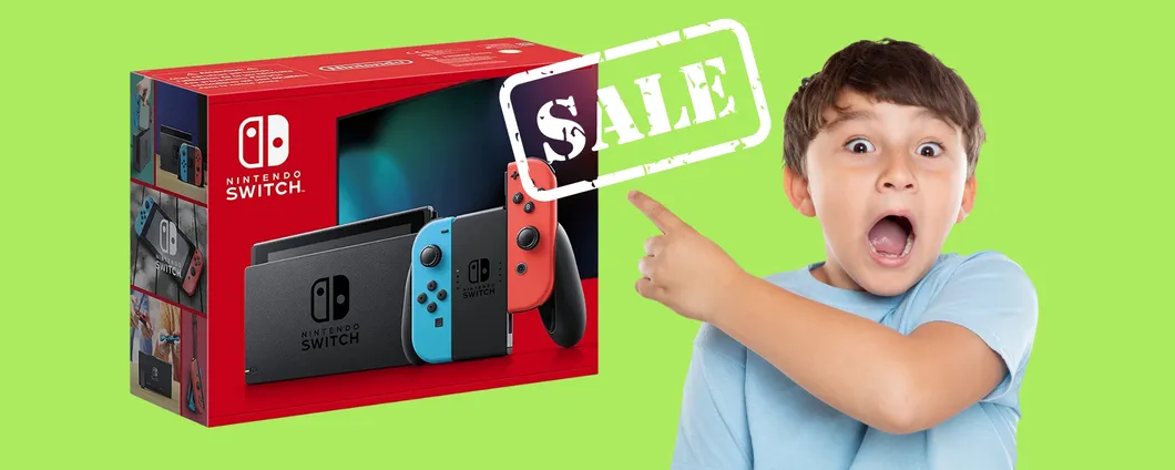 Nintendo Switch più Joy-Con a PREZZO SHOCK su Amazon