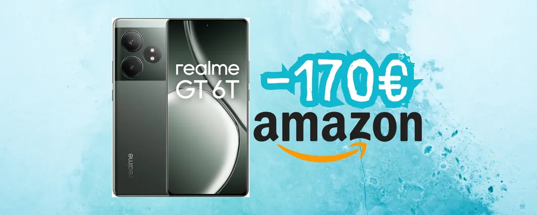 realme GT 6T 5G da 265GB in sconto di 170€ è l'affare del giorno