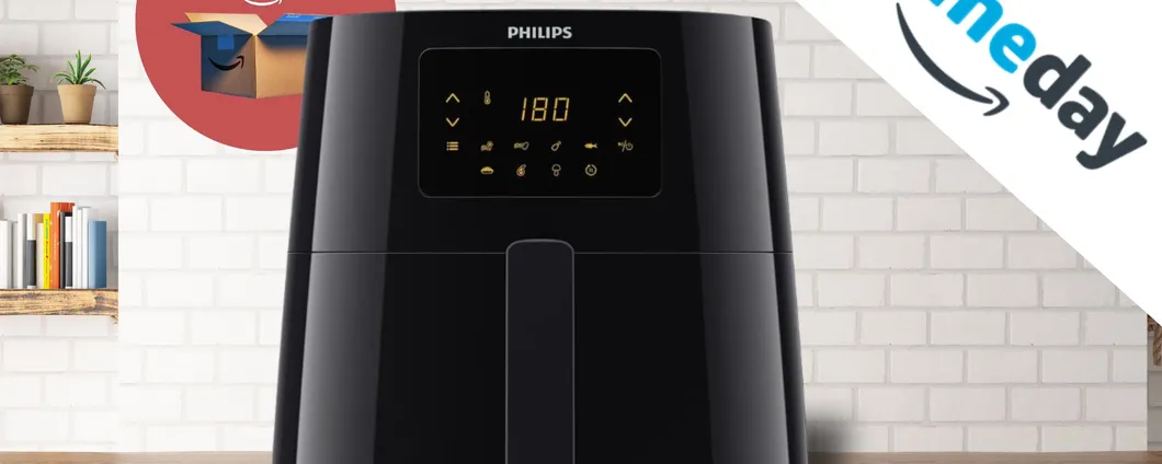 SOLO 89€ per la Friggitrice ad Aria Philips XL: approfittane con il Prime Day!