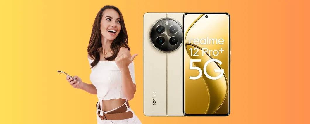 Potenza, stile e fotografia da pro: il Realme 12 Pro+ 5G oggi è in super offerta!