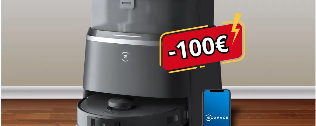 ECOVACS è il robot che Lava e Aspira: scoprilo in MAXI RIBASSO Amazon solo per oggi!