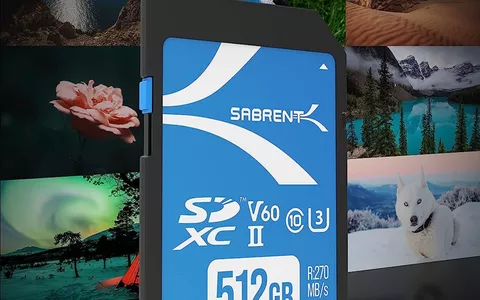 Scheda SD v60 da 512 GB di Sabrent ad un prezzo FOLLE su Amazon
