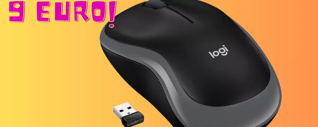 Mouse Wireless Logitech a quasi META' PREZZO: oggi lo paghi SOLO 9 EURO