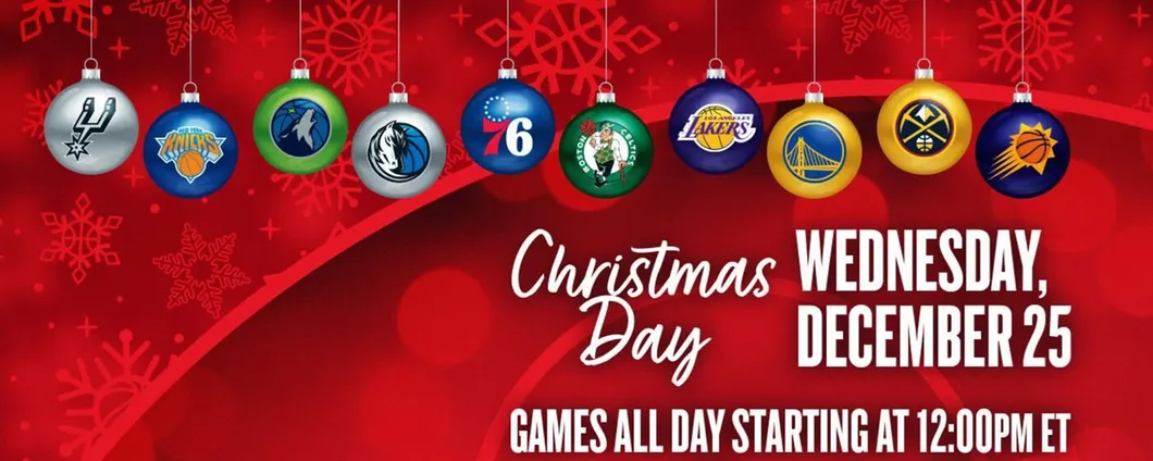 NBA a Natale: partite, orari e dove vederle in TV e in chiaro