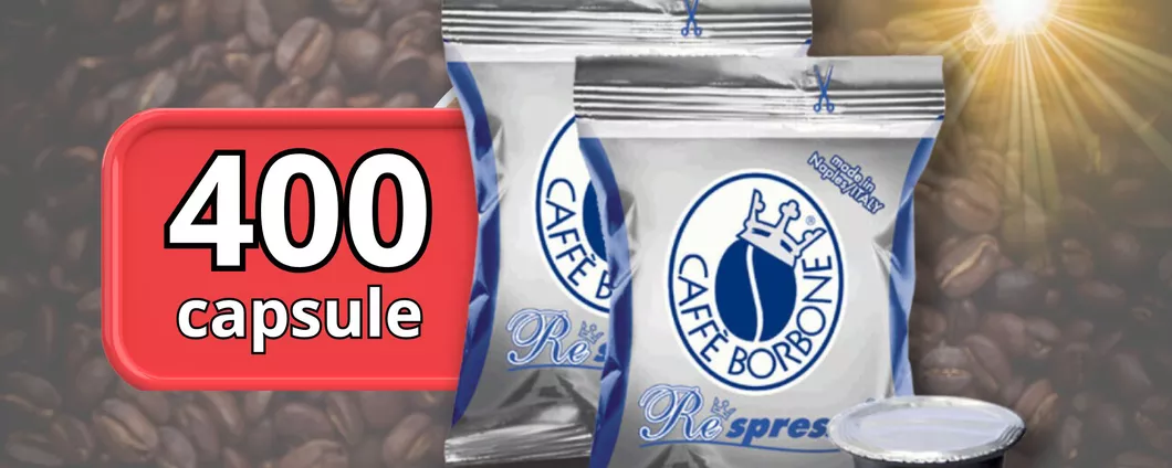 OFFERTA SCORTA: 400 capsule caffè Borbone Blu a prezzo incredibile su eBay!