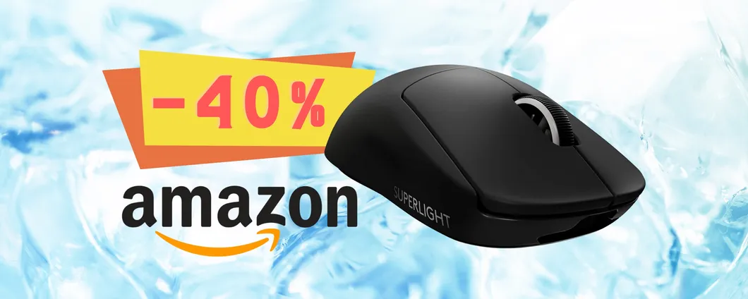 Logitech G PRO X SUPERLIGHT al 40% su Amazon