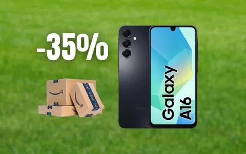 Schermo super fluido e batteria infinita: Samsung Galaxy A16 è il best buy da prendere oggi (-35%)