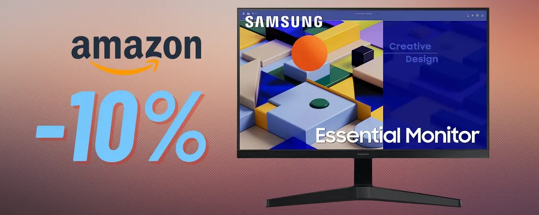 OFFERTA per il Monitor Samsung S31C 24'': l'essenziale a casa tua
