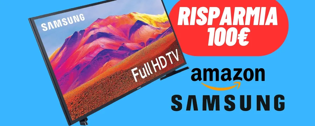 La smart TV Samsung è un SUPER AFFARE con questo SCONTO FOLLE di Amazon (-30%)