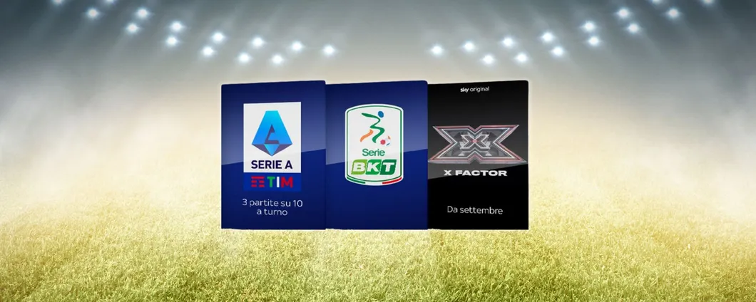 Nuova offerta Sky Calcio: Serie A e Serie B a 14,90 euro al mese