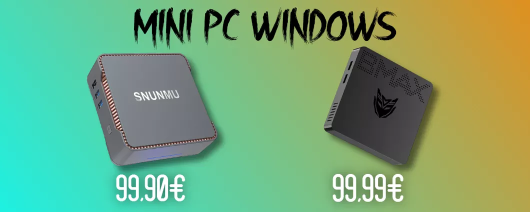 Mini PC Windows: due valide soluzioni a MENO DI 100€