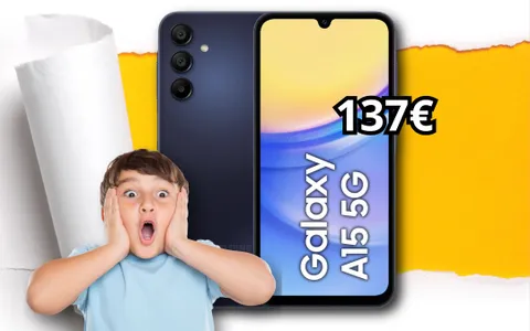 OLTRE 100€ di sconto e Samsung Galaxy A15 lo paghi solo 137€: scoprilo su Amazon!