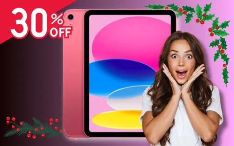 Apple iPad: nel suo iconico COLORE ROSA al MINIMO STORICO per il tuo Natale
