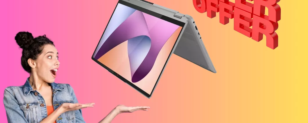 Lenovo IdeaPad Flex 5: OFFERTA LAMPO sul Notebook che si TRASFORMA in Tablet