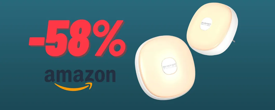 Luce Notturna per Bambini, 2 pezzi, in OFFERTA a soli 9€