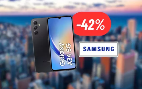 CROLLA DI 167€ il costo del Samsung Galaxy A34: OFFERTISSIMA