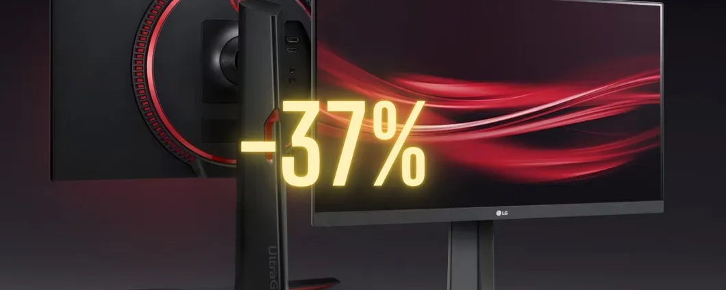 LG 24GN65R UltraGear: incredibile SCONTO DEL 37% per il Monitor da Gaming su Amazon!