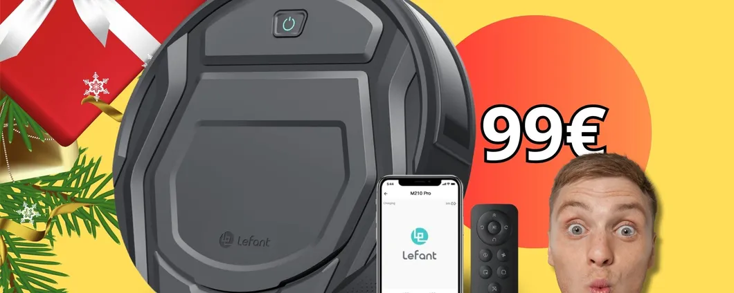 Robot Aspirapolvere a soli 99€: vacanze di Natale NO STRESS e senza polvere
