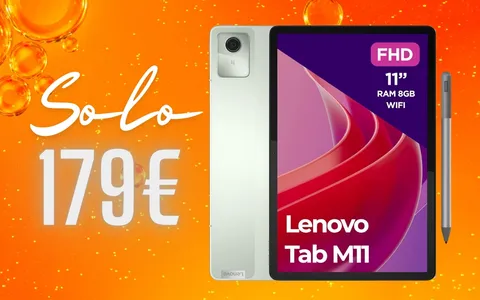 Lenovo Tab M11: il tablet elegante e potente in offerta a 179 euro