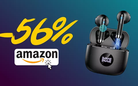 Auricolari Bluetooth impermeabili: prezzo SHOCK su Amazon (-56%)