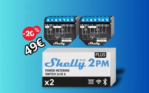 Shelly Plus interruttore smart: UN SOLO TOCCO per controllare tutta casa