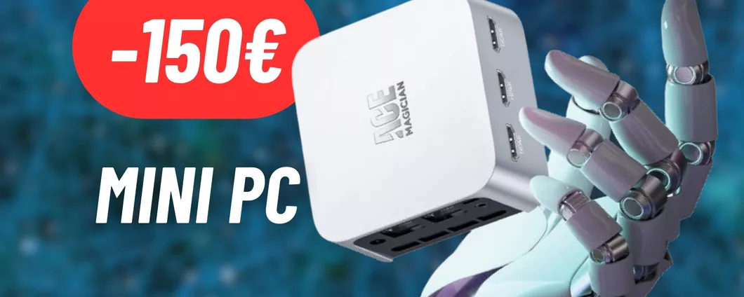 RISPARMIA 150€ sul Mini PC potente e compatto