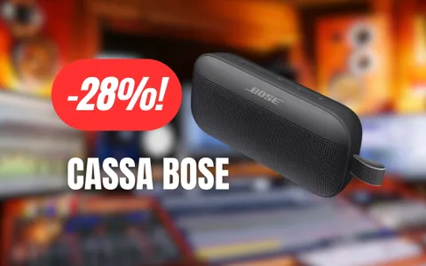 Cassa bluetooth Bose in MAXI PROMO su Amazon (-28%)