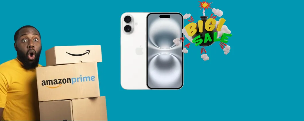 Apple iPhone 16: con la maxi offerta Amazon lo paghi 150€ in meno