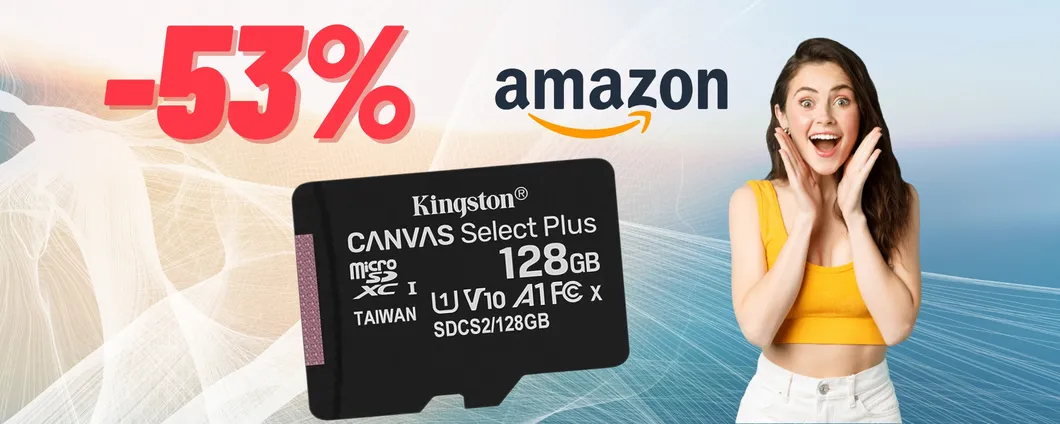 OFFERTA BOMBA per la MicroSD Kingston Canvas Select Plus