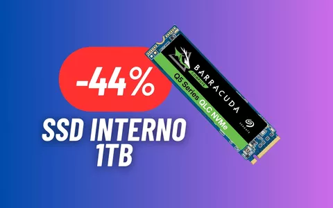 SSD interno, fulmineo, da 1TB e... IN MAXI PROMO (-44%)