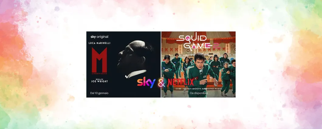 M Il Figlio del Secolo e Squid Game 2 (quasi) gratis con l'offerta prova Sky e Netflix