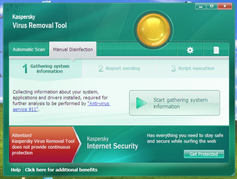 how to get rid of viruses with kaspersky