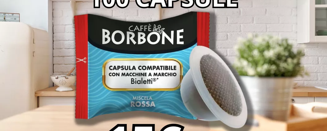 SOLO 15€ per 100 Capsule di Caffè Borbone per Bialetti: scoprile subito in sconto!