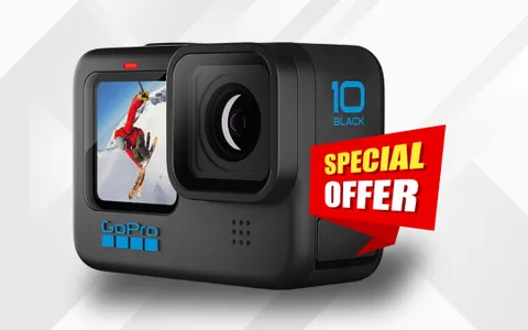 FANTASTICA GoPro Hero10: immortala i tuoi momenti migliori a PREZZO BASSO!