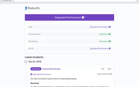 Satusfy: Status Page System open-source