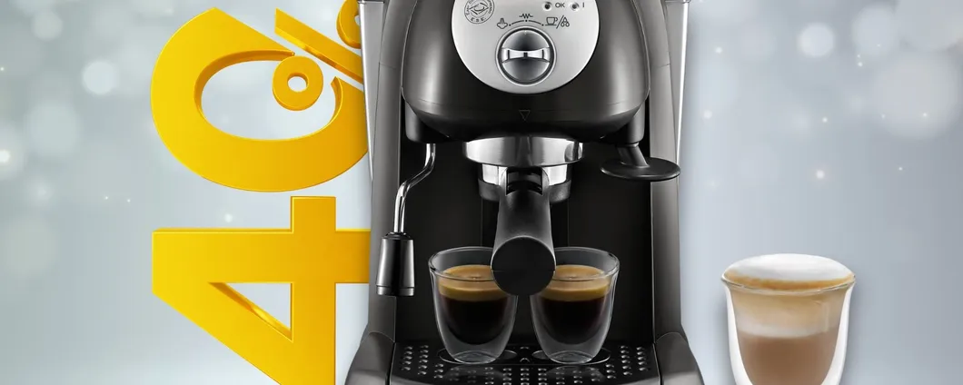 Caffè PERFETTO con De'Longhi per cialde polvere e non solo: scoprila al 40% IN MENO!