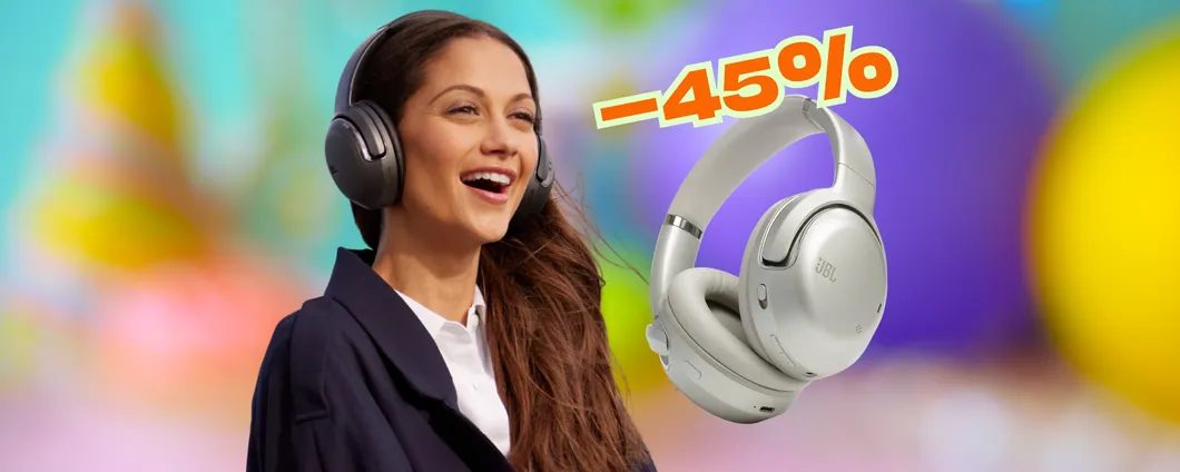 Cancellazione del rumore e 50h di audio: le JBL Tour One M2 sono SUPER