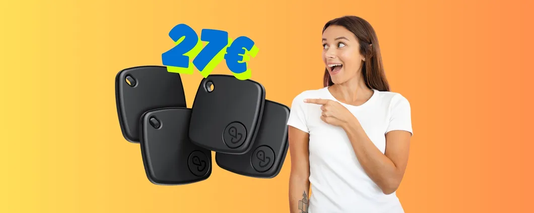 Con questi 4 tracker in offerta a soli 27€ non perdi mai più i tuoi oggetti