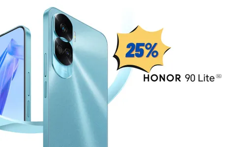 Honor 90 Lite 5G: MAXI RISPARMIO di 70€ sullo smartphone!