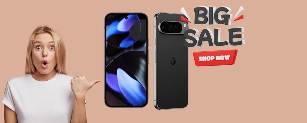 Google Pixel 9: con il doppio sconto Amazon risparmi più di 300€